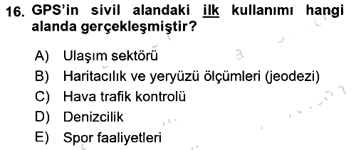 Lojistikte Teknoloji Kullanımı 2024-2025 Dönem Sonu Sınavı - 16. soru