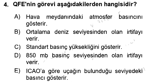 Meteoroloji 2023-2024 Ara Sınav - 4. soru