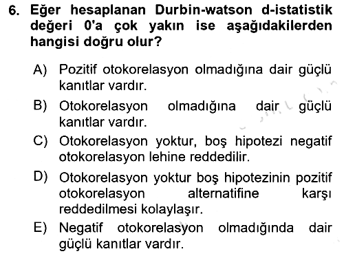 Ekonometrinin temelleri 2021-2022 Dönem Sonu Sınavı - 6. soru
