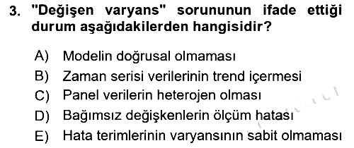 Ekonometrinin temelleri 2024-2025 Dönem Sonu Sınavı - 3. soru