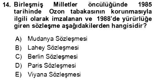 Ekonominin Güncel Sorunları 2021-2022 Yaz Okulu Sınavı - 14. soru