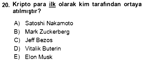 Ekonominin Güncel Sorunları 2021-2022 Yaz Okulu Sınavı - 20. soru