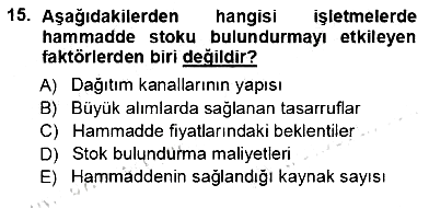 Girişim Finansmanı 2012-2013 Ara Sınav - 15. soru