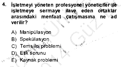 Girişim Finansmanı 2013-2014 Ara Sınav - 4. soru