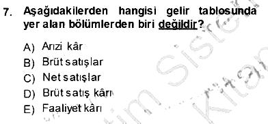 Girişim Finansmanı 2013-2014 Ara Sınav - 7. soru