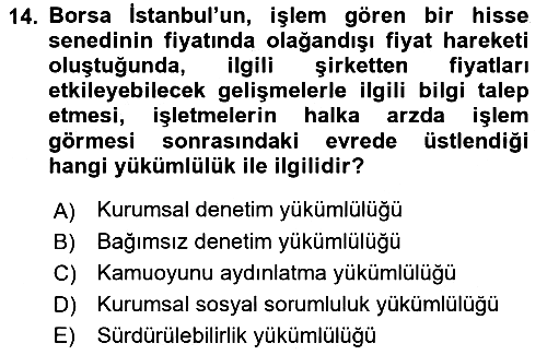 Girişim Finansmanı 2021-2022 Ara Sınav - 14. soru