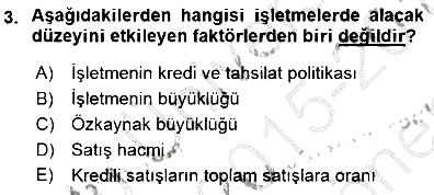 Girişim Finansmanı 2015-2016 Dönem Sonu Sınavı - 3. soru