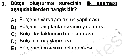 Girişim Finansmanı 2013-2014 Tek Ders Sınavı - 3. soru