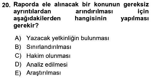 İşletme İletişimi 2023-2024 Dönem Sonu Sınavı - 20. soru