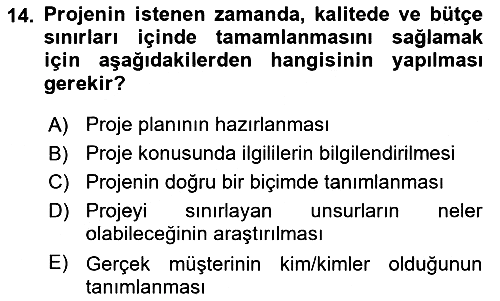 İşletme İletişimi 2024-2025 Dönem Sonu Sınavı - 14. soru