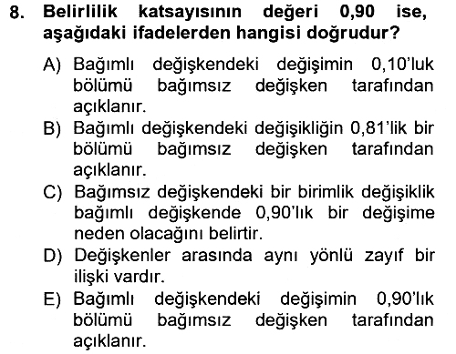 İstatistik 2 2012-2013 Dönem Sonu Sınavı - 8. soru