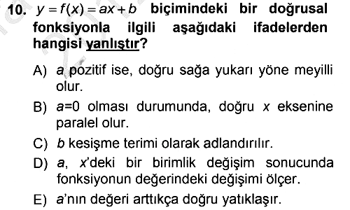 Matematiksel İktisat 2012-2013 Ara Sınav - 10. soru