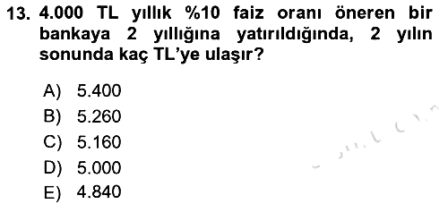 Matematiksel İktisat 2023-2024 Ara Sınav - 13. soru