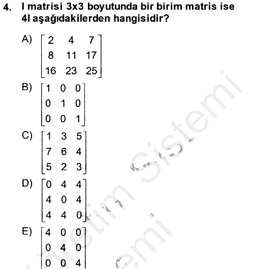 Matematiksel İktisat 2014-2015 Dönem Sonu Sınavı - 4. soru