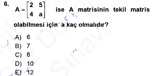 Matematiksel İktisat 2015-2016 Dönem Sonu Sınavı - 6. soru