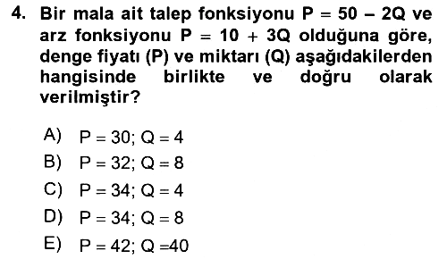 Matematiksel İktisat 2022-2023 Dönem Sonu Sınavı - 4. soru
