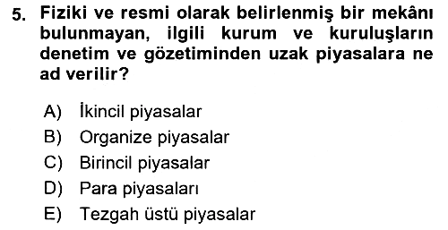 Para Teorisi 2022-2023 Ara Sınav - 5. soru