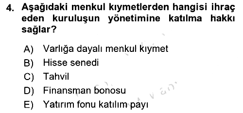 Para Teorisi 2024-2025 Ara Sınav - 4. soru