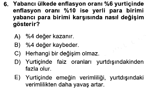 Para Teorisi 2016-2017 Dönem Sonu Sınavı - 6. soru