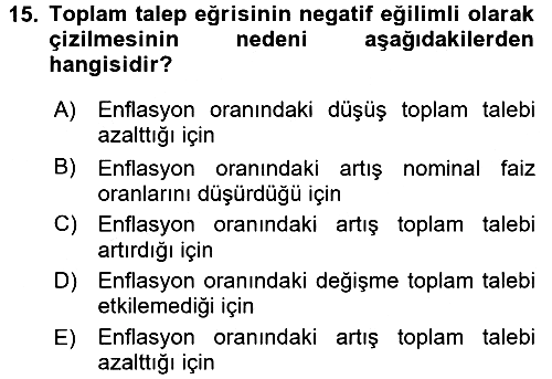 Para Teorisi 2017-2018 Dönem Sonu Sınavı - 15. soru