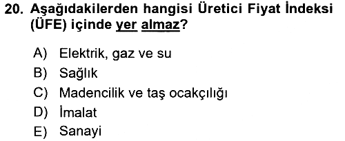 Para Teorisi 2017-2018 Dönem Sonu Sınavı - 20. soru