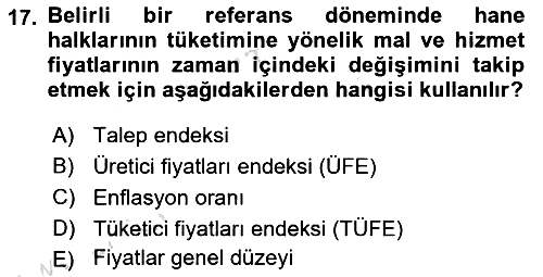 Para Teorisi 2023-2024 Dönem Sonu Sınavı - 17. soru