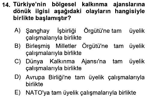 Sosyal Bilimlerde Proje Yönetimi 2023-2024 Dönem Sonu Sınavı - 14. soru