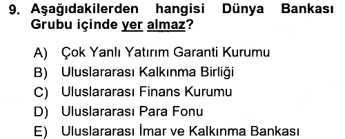 Uluslararası İktisat Teorisi 2016-2017 3 Ders Sınavı - 9. soru
