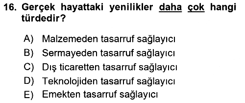 Uluslararası İktisat Teorisi 2019-2020 Ara Sınav - 16. soru