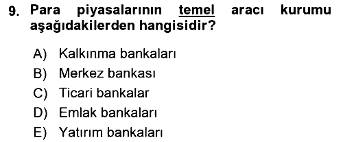Uluslararası İktisat Teorisi 2018-2019 Yaz Okulu Sınavı - 9. soru