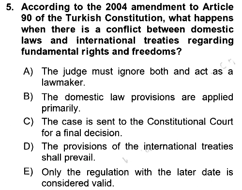 Business Law 2025-2026 Ara Sınav - 5. soru