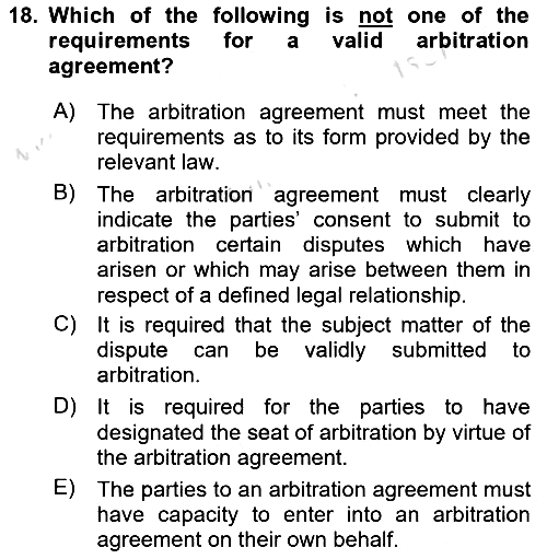Business Law 2025-2026 Dönem Sonu Sınavı - 18. soru