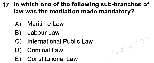 Business Law 2022-2023 Yaz Okulu Sınavı - 17. soru