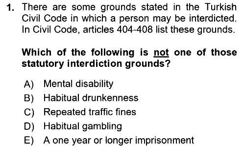 Business Law 2023-2024 Yaz Okulu Sınavı - 1. soru
