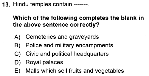 Contemporary World Civilizations 2017-2018 Ara Sınav - 13. soru