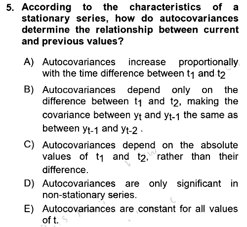 Econometrics 2 2023-2024 Ara Sınav - 5. soru
