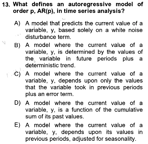 Econometrics 2 2024-2025 Ara Sınav - 13. soru