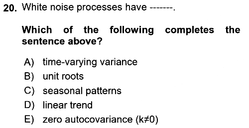 Econometrics 2 2024-2025 Ara Sınav - 20. soru