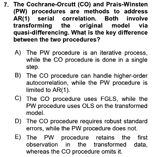 Econometrics 2 2025-2026 Ara Sınav - 7. soru