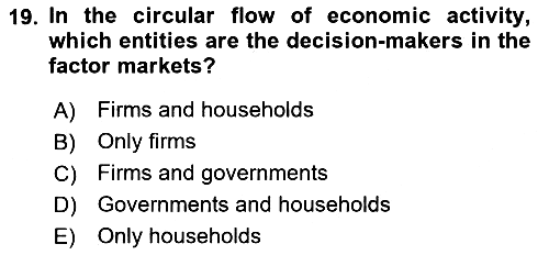 Economics Of Natural Resources And Environment 2025-2026 Dönem Sonu Sınavı - 19. soru