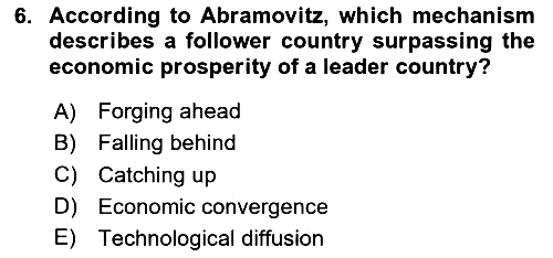 Economics Of Science Technology And İnnovation 2025-2026 Dönem Sonu Sınavı - 6. soru