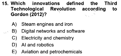 Economics Of Science Technology And İnnovation 2025-2026 Dönem Sonu Sınavı - 15. soru