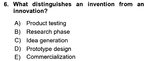 Economics Of Science Technology And İnnovation 2024-2025 Yaz Okulu Sınavı - 6. soru