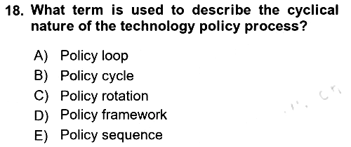 Economics Of Science Technology And İnnovation 2024-2025 Yaz Okulu Sınavı - 18. soru