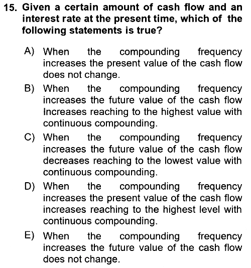 Financial Economics 2023-2024 Ara Sınav - 15. soru