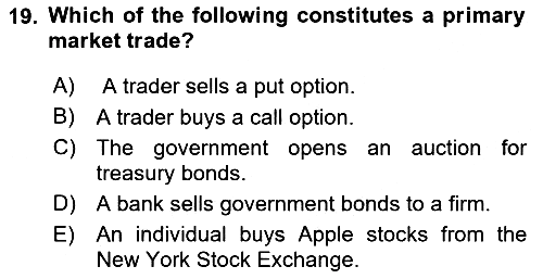 Financial Economics 2024-2025 Ara Sınav - 19. soru