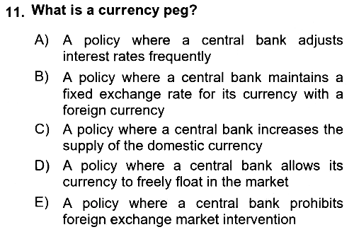International Economics 2 2023-2024 Yaz Okulu Sınavı - 11. soru