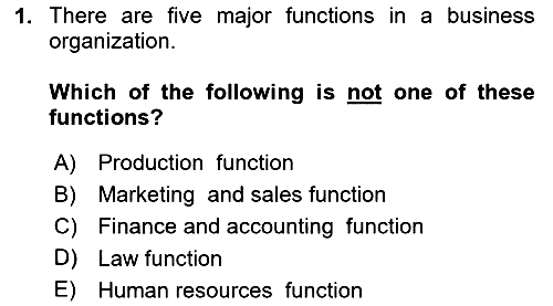 Introduction to Business 2025-2026 Dönem Sonu Sınavı - 1. soru