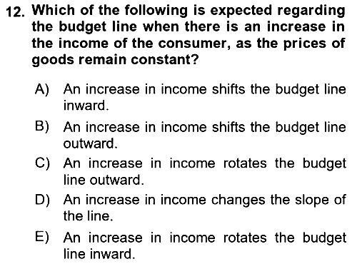 Introduction to Economics 1 2021-2022 Ara Sınav - 12. soru