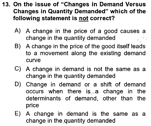 Introduction to Economics 1 2024-2025 Ara Sınav - 13. soru
